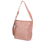 Borsa a spalla da donna 100% Pvc CM6408-ROSE David Jones