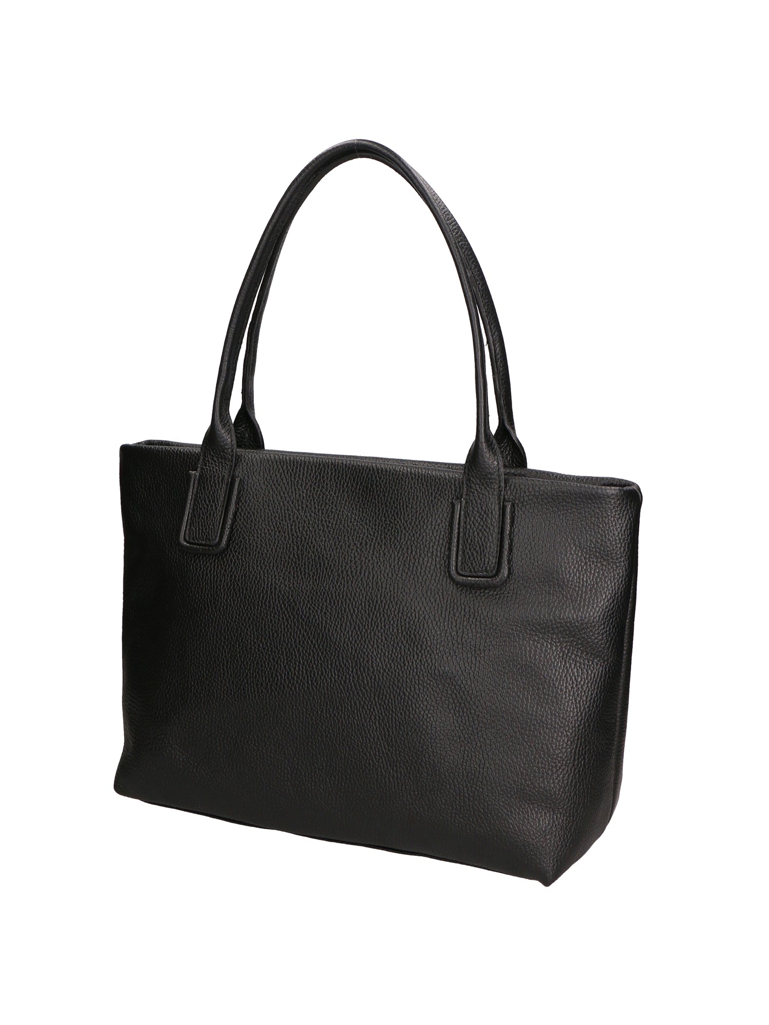 Lorena Borsa a spalla da donna Vera pelle 06506-D28 NERO Gave Lux