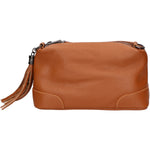 Lidia Borsa a mano da donna Vera pelle 06513-CUOIO SCURO Gave Lux