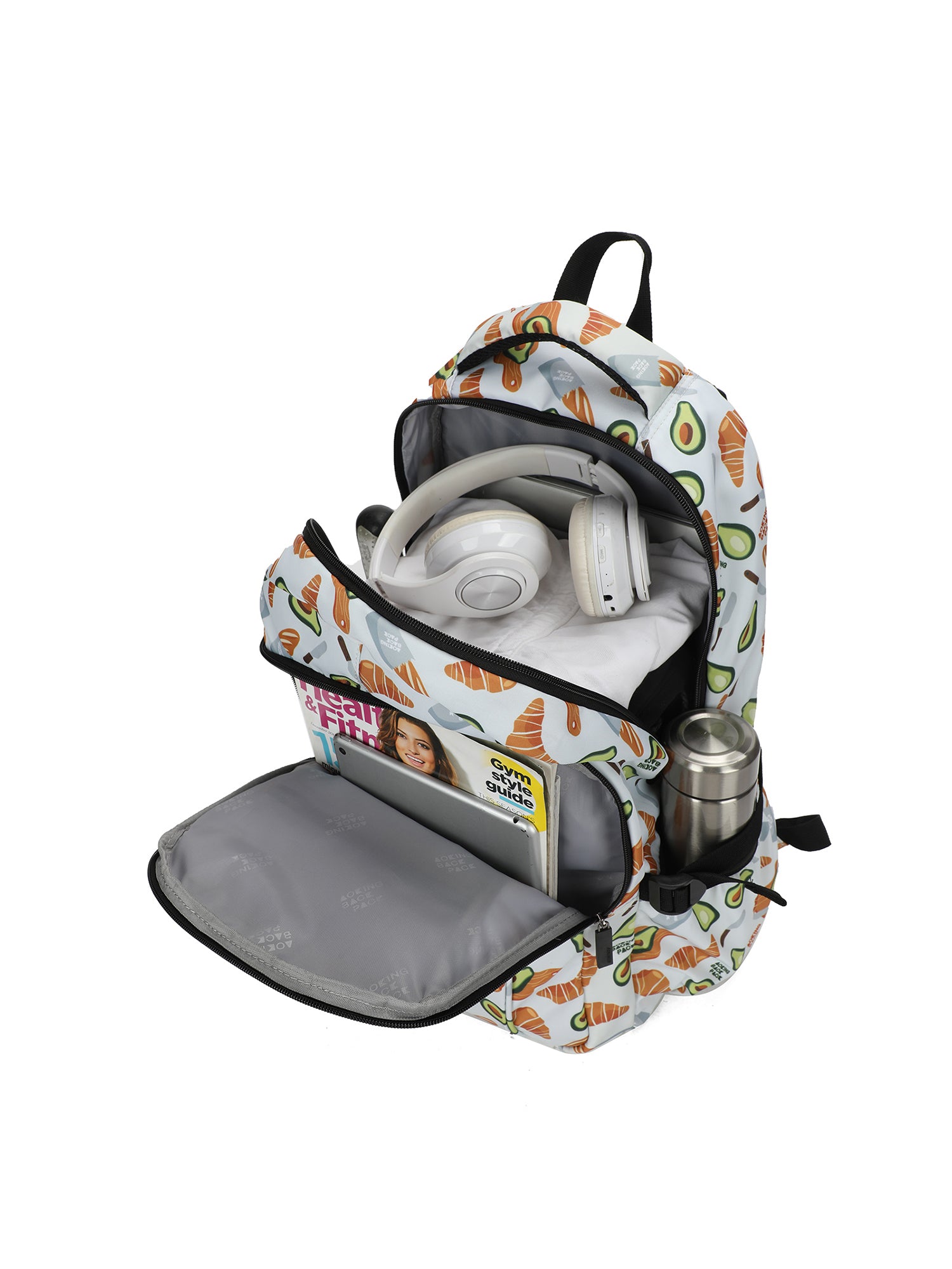 XN2035-6-CROISSAN Zaino unisex modello Avocado Aoking