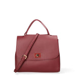 Borsa a mano da donna Ecopelle 635-1-BURGUNDY Diana&co