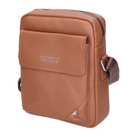 Borsa a tracolla uomo 100% pelle PU PCL3027-KHAKI Northampton Polo Club