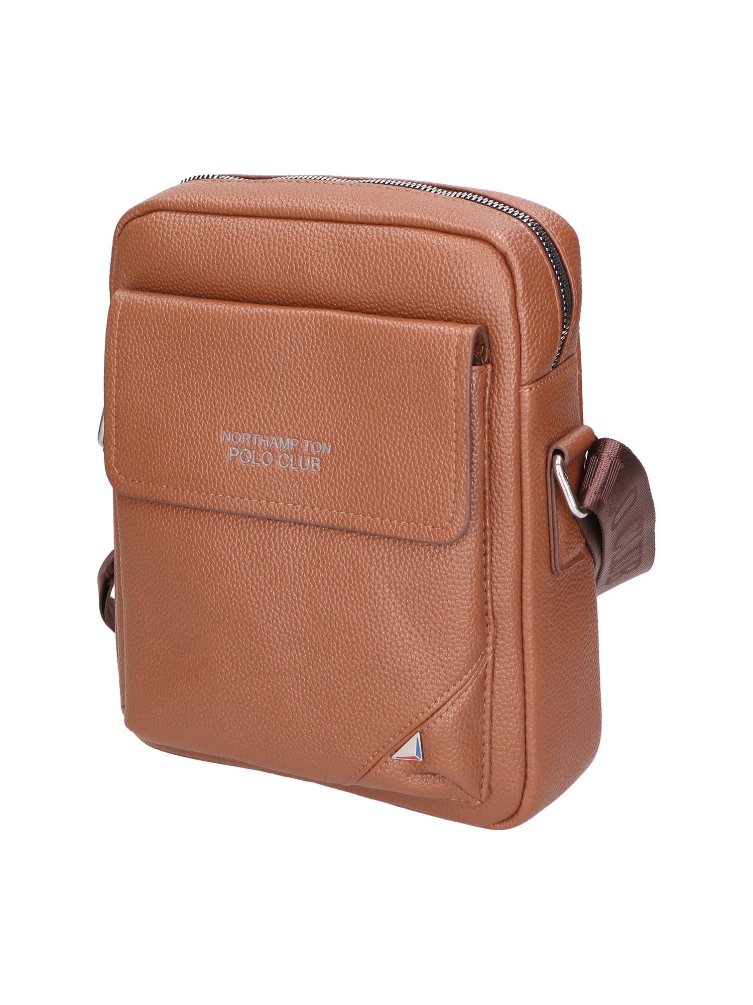Borsa a tracolla uomo 100% pelle PU PCL3027-KHAKI Northampton Polo Club