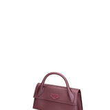 Borsa a mano da donna 100% gomma FLAT ARROW 24-DARK MAUVE-LIGHT OTTONE Marc Ellis