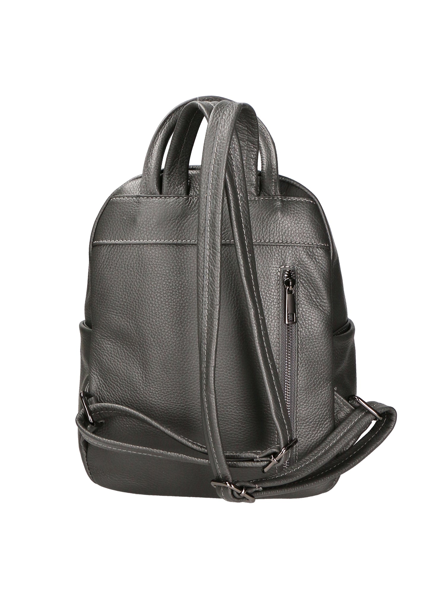 Antonia Zaino da donna 100% pelle 05434-D27 GRIGIO SCURO DARK GREY Gave Lux
