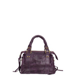 Erisia Borsa a spalla da donna Vera pelle 06091-038 VIOLA SCURO Gave Lux