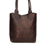 Brunella Borsa a mano da donna 100% pelle 524807-D23 T.MORO Gave Lux