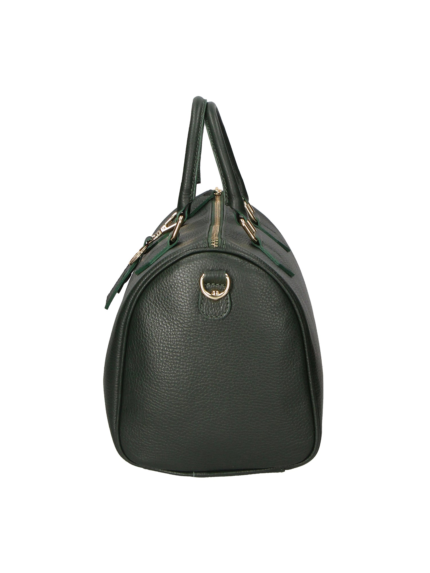 Aralia Borsa a bauletto da donna 100% pelle 5176-D14 VERDE SCURO DARK GREEN Gave Lux