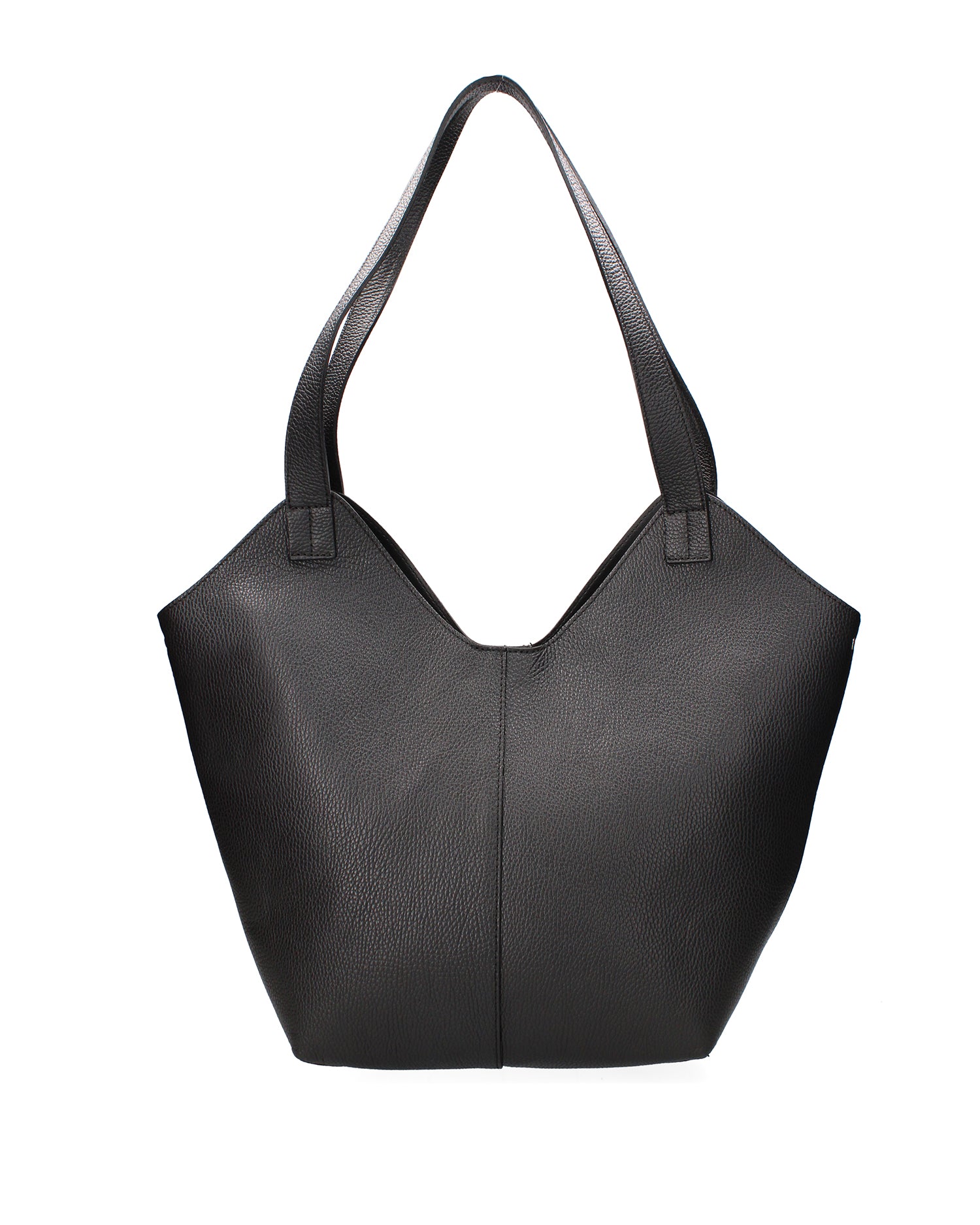 Borsa a mano da donna Vera pelle 07231-D28 NERO Roberta Rossi
