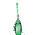 Borsa a spalla da donna Vera pelle 07234-L028 VERDE MEDIO Roberta Rossi