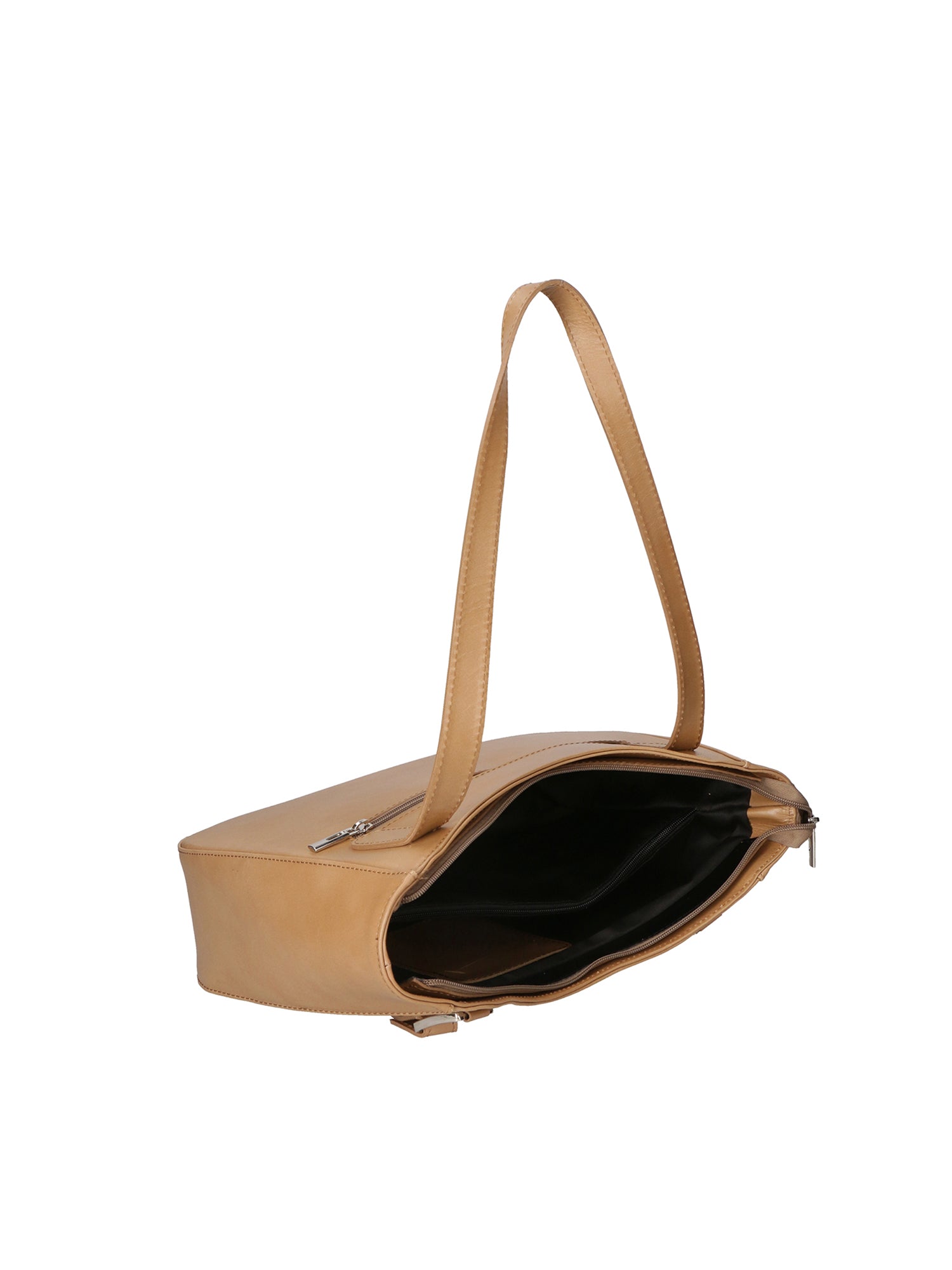 Eva Borsa a spalla da donna Vera pelle 9024-FANGO TAUPE Gave Lux