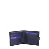 Portafoglio uomo in vera pelle Casual CC808-298-BLU Coveri Collection