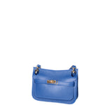 Katie Borsa a tracolla da donna 100% vera pelle 07145-D22 BLUETTE Viola Castellani