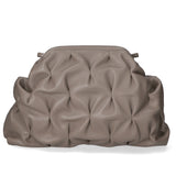 Miriam Borsa a spalla da donna Vera pelle 03770-S27 CENERE Gave Lux