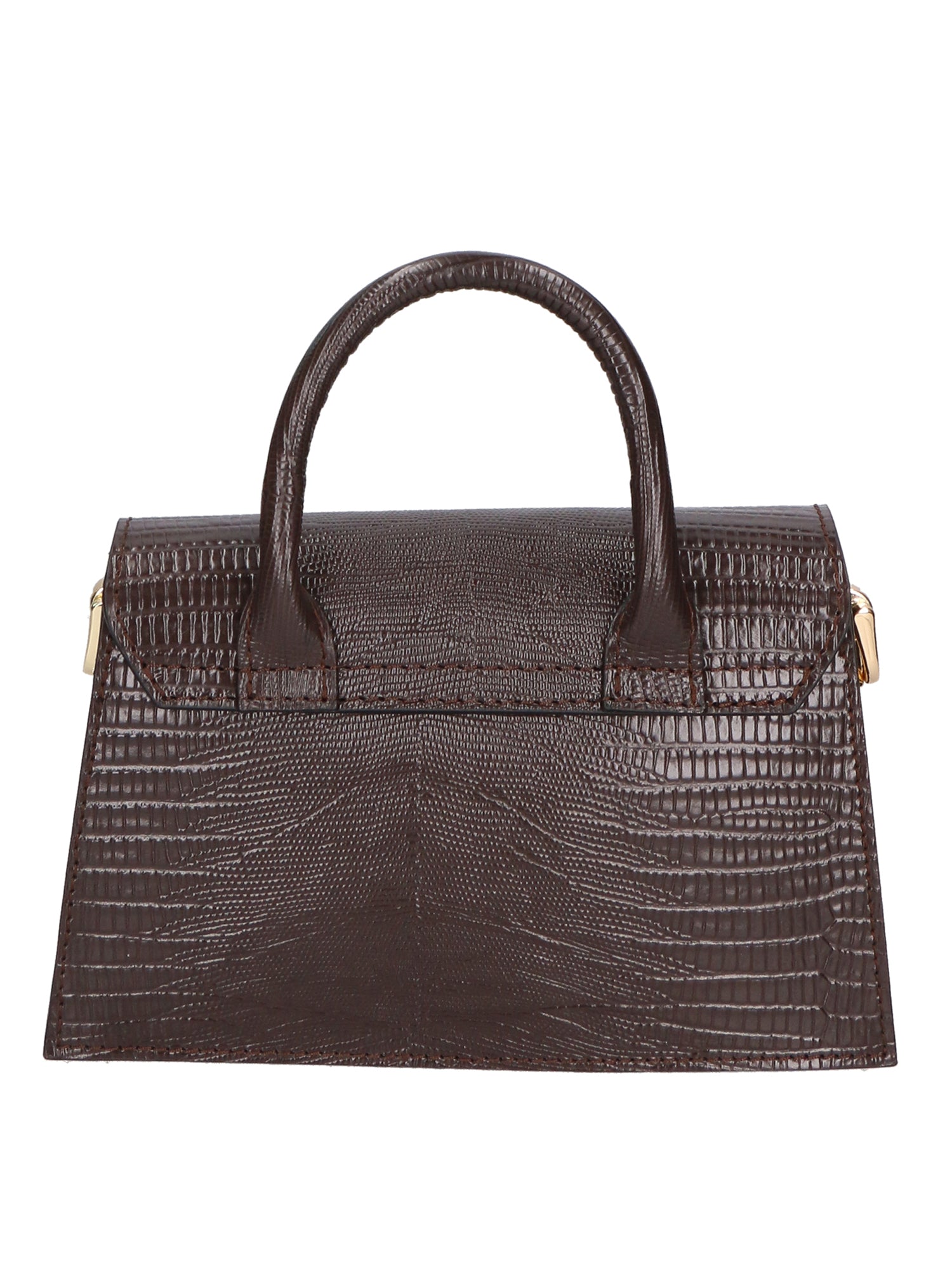 Ariel Borsa a mano da donna Vera pelle 05458-LU23 T.MORO DARK BROWN Gave Lux