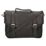 Borsa da lavoro uomo in vera pelle RFID HILB-3348-NERO Hill Burry