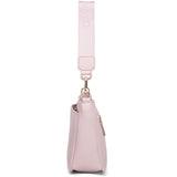 Borsa a spalla da donna 100% pelle vegana PU 703-1PT-LIGHTPINK Diana&co