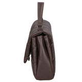 Viola Borsa a mano da donna Vera Pelle 06862-S23 TESTA DI MORO Gave Lux
