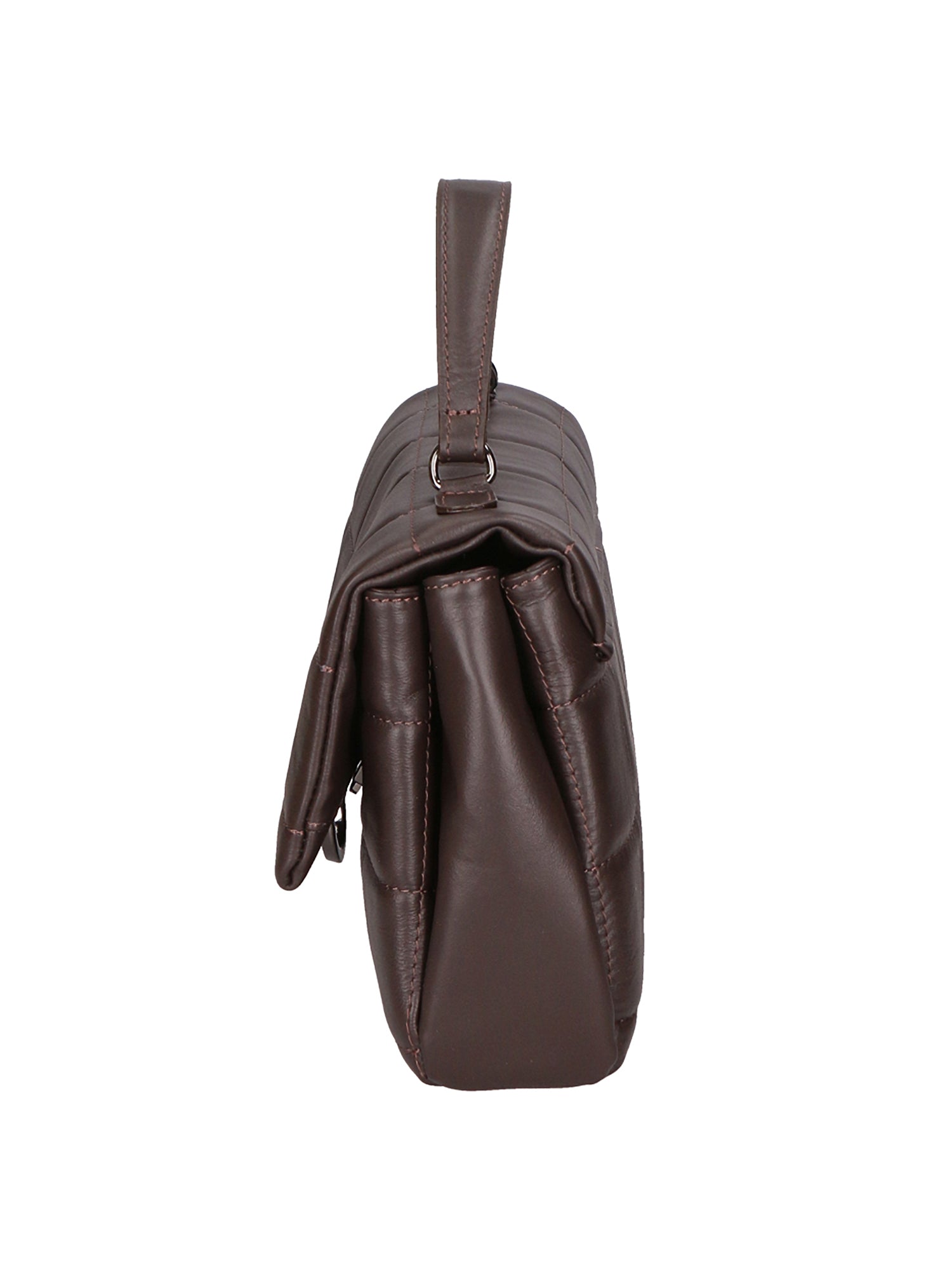Viola Borsa a mano da donna Vera Pelle 06862-S23 TESTA DI MORO Gave Lux