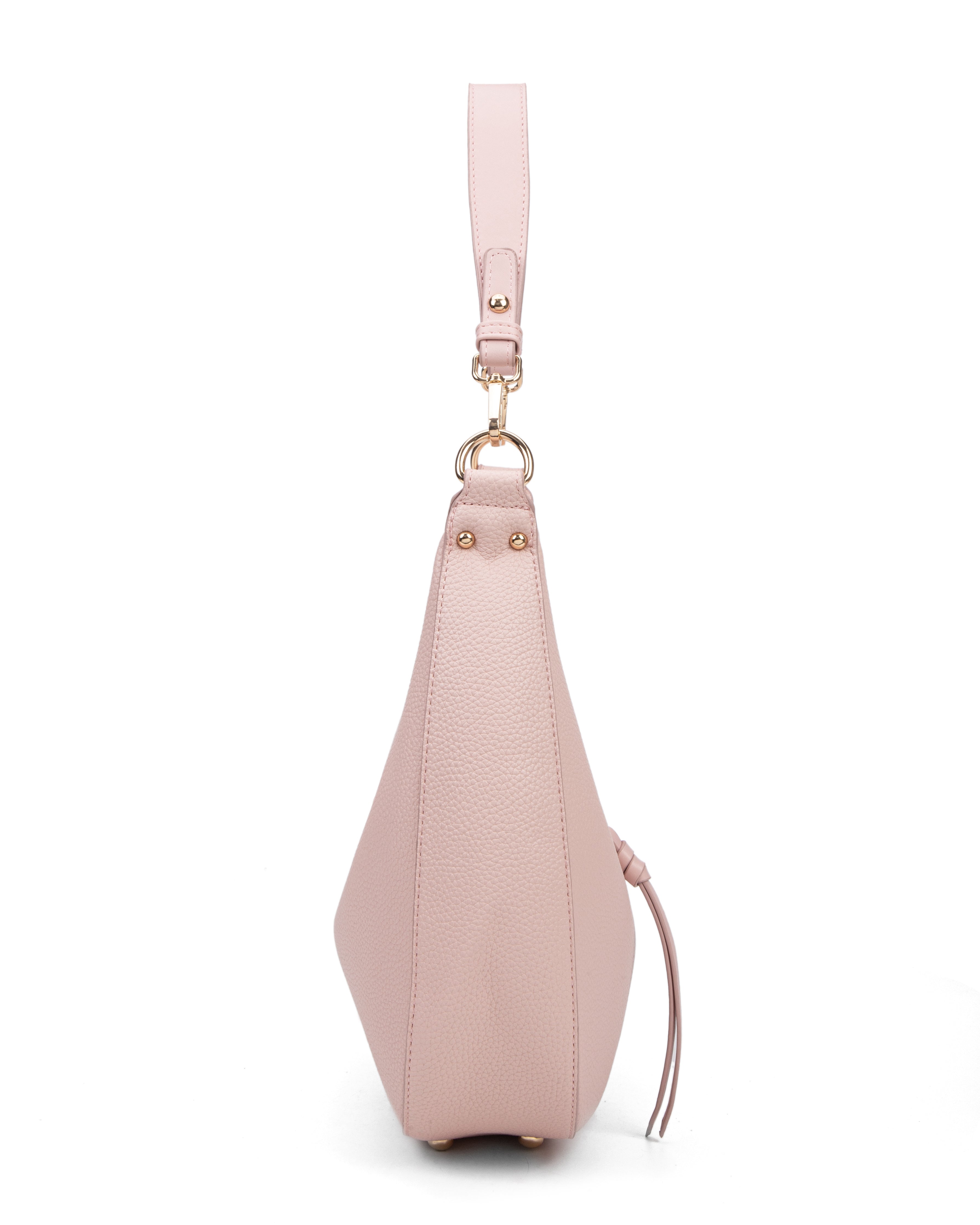 Borsa a spalla da donna 100% pelle vegana PU 715-1PT-ROSE Diana&co