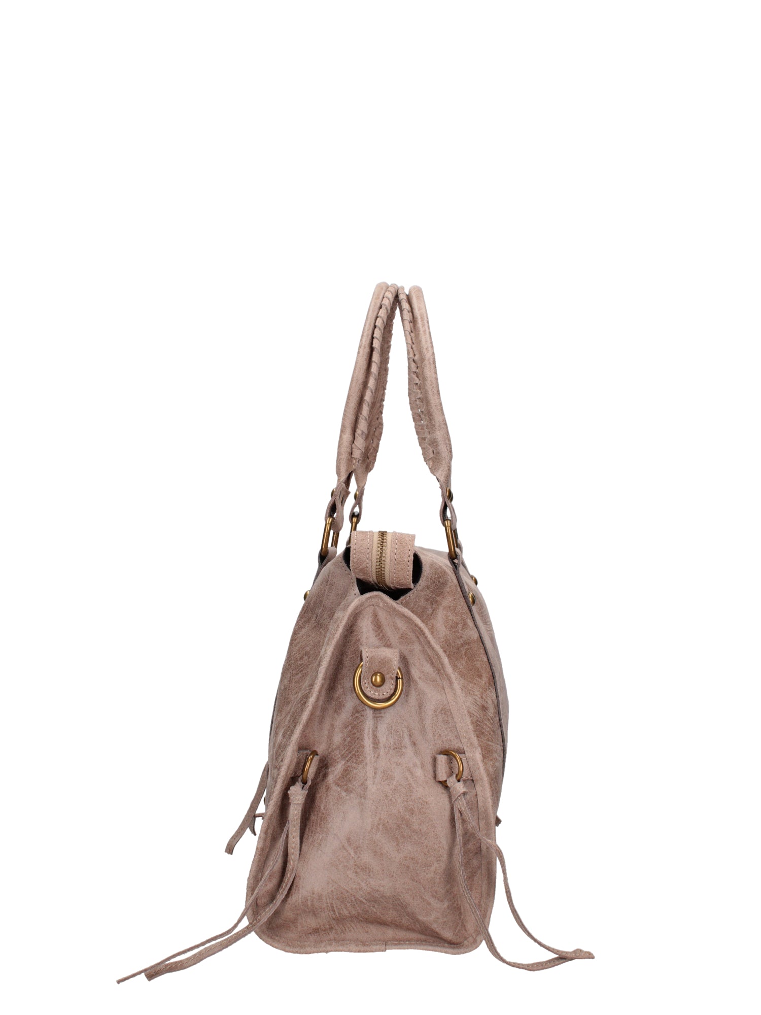 Elara Borsa a spalla da donna Vera pelle 06090-009 TAUPE SCURO Gave Lux