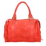 Elara Borsa a spalla da donna Vera pelle 06090-ROSSO MEDIO Gave Lux