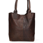 Brunella Borsa a mano da donna 100% pelle 524807-D23 T.MORO Gave Lux