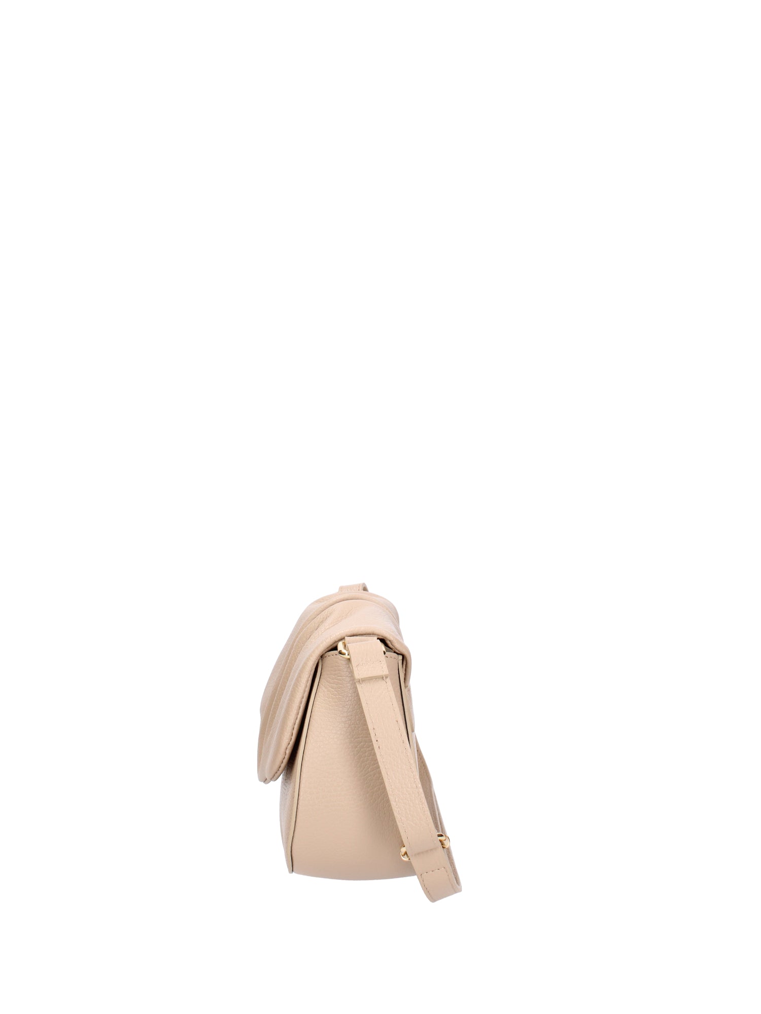 Borsa a spalla da donna Vera pelle 07152-D05 CAPPUCCINO Viola Castellani