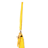 Katie Borsa a tracolla da donna 100% vera pelle 07145-D04 GIALLO Viola Castellani