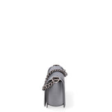 Borsa a mano da donna 100% Pvc FLAT-S 24-GUN METAL - BRUSH CDF Marc Ellis