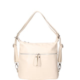 Bianca Borsa a spalla da donna Vera pelle 07136-D37 LATTE Viola Castellani