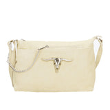 Embera Elite Borsa a tracolla donna Vera pelle scamosciata 8650-BEIGE Gave Lux