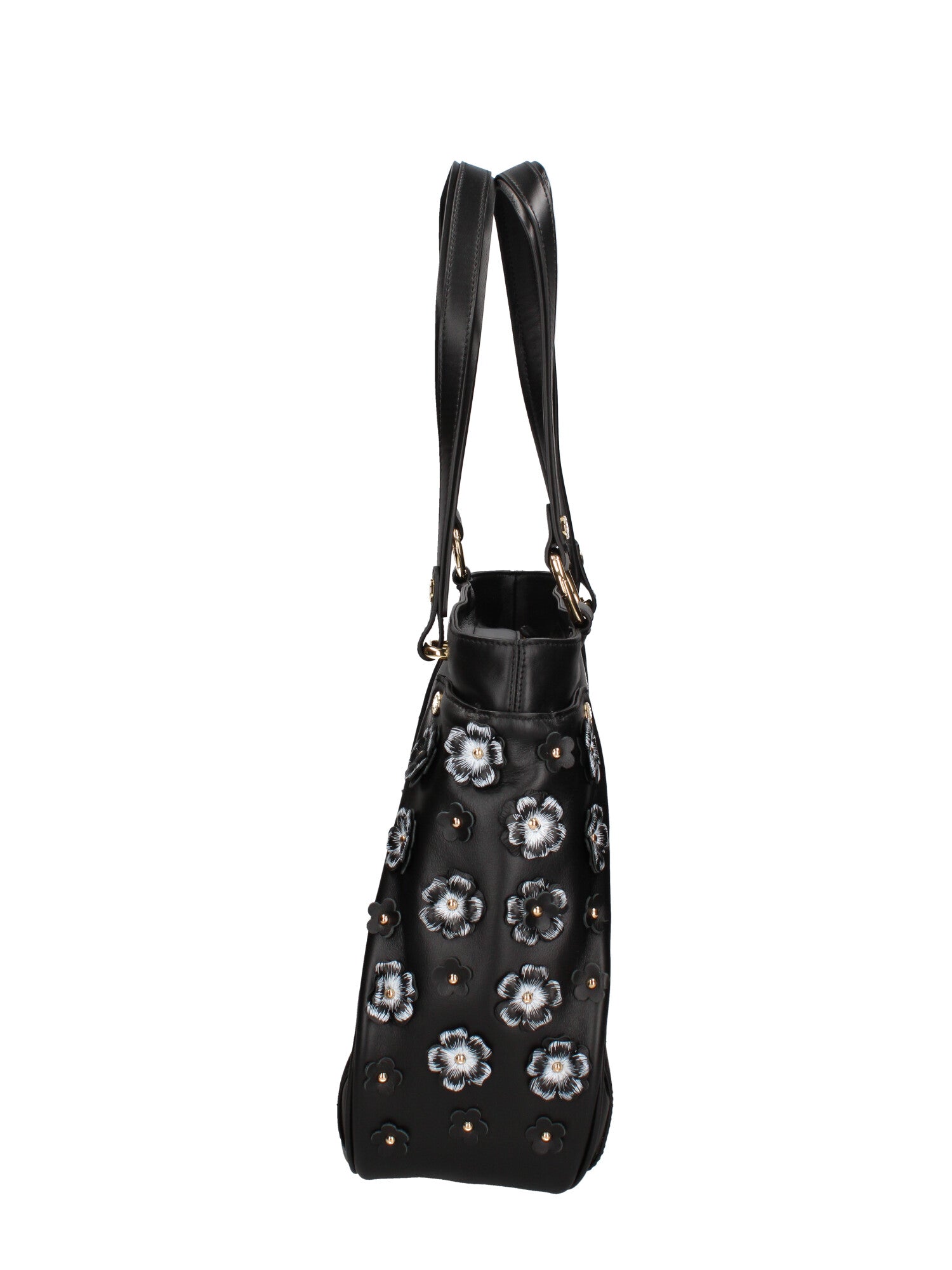 Amaranta Ultra Borsa a spalla da donna 100% pelle B17241-NERO Braccialini