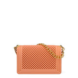 Borsa a mano da donna 100% Pvc FLAT-M-BALL 24-DARK RUST - GOLD Marc Ellis
