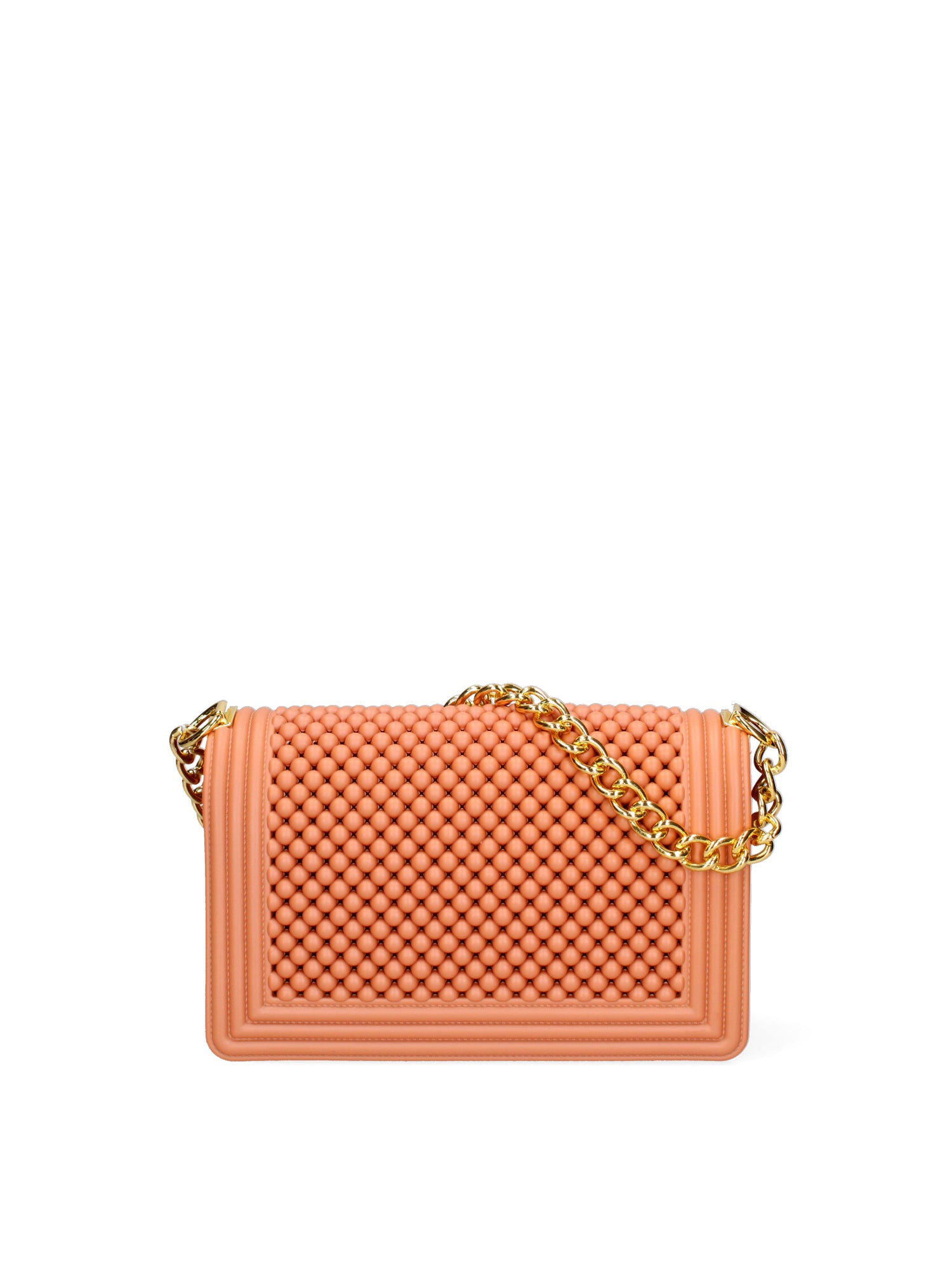 Borsa a mano da donna 100% Pvc FLAT-M-BALL 24-DARK RUST - GOLD Marc Ellis