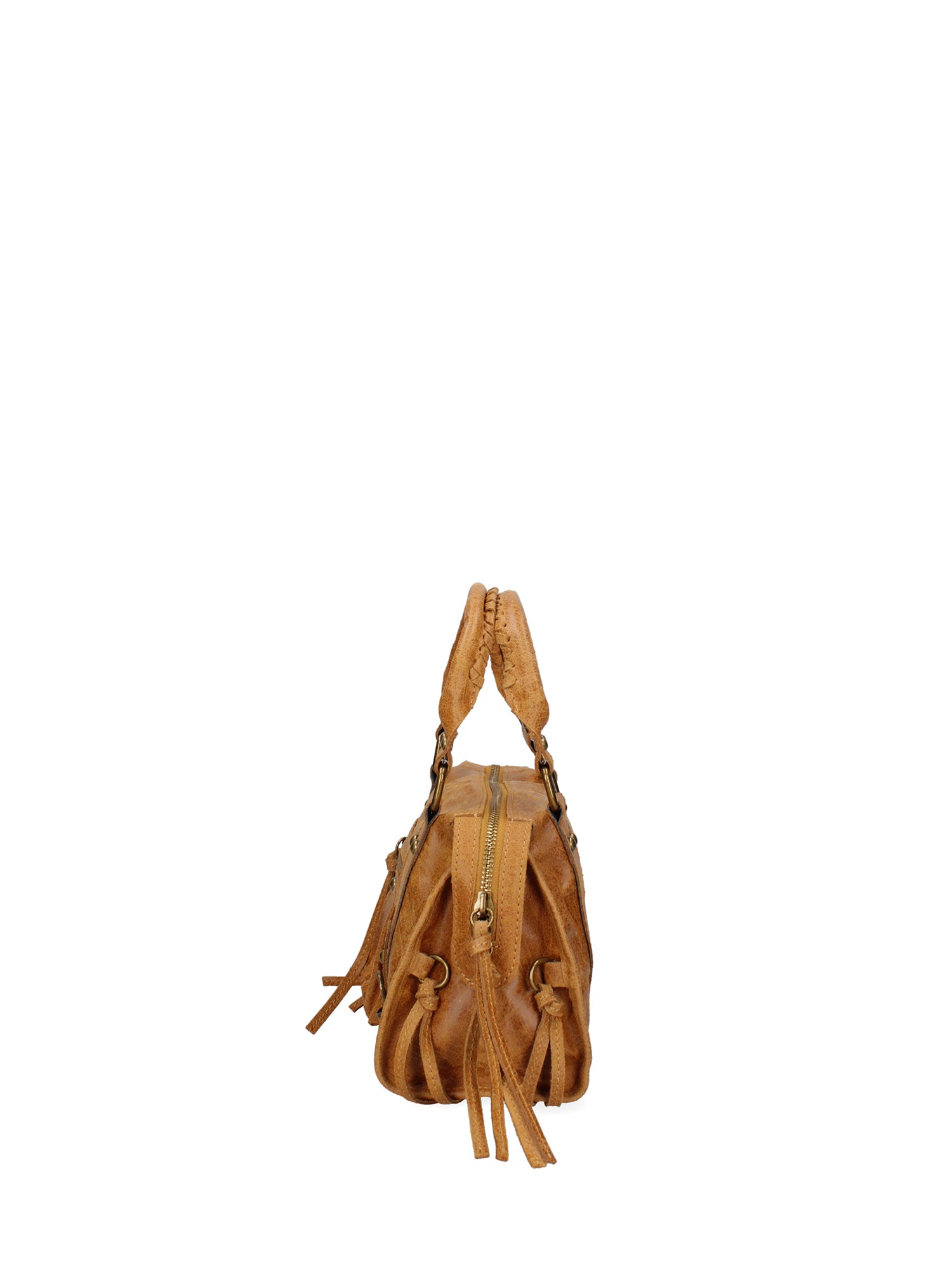 Erisia Borsa a spalla da donna Vera pelle 06091-031 CUOIO SCURO Gave Lux