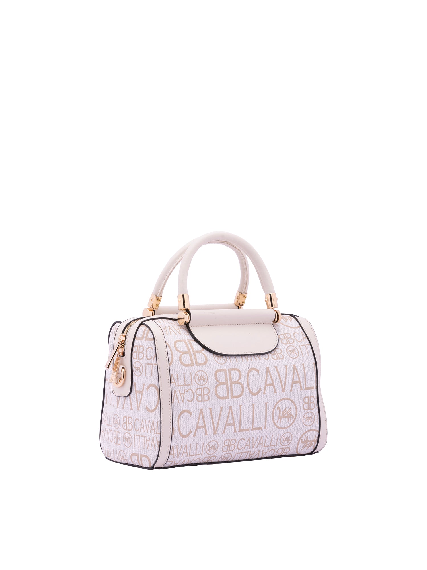 Borsa a bauletto da donna Ecopelle BC1371-OFF WHITE B Cavalli