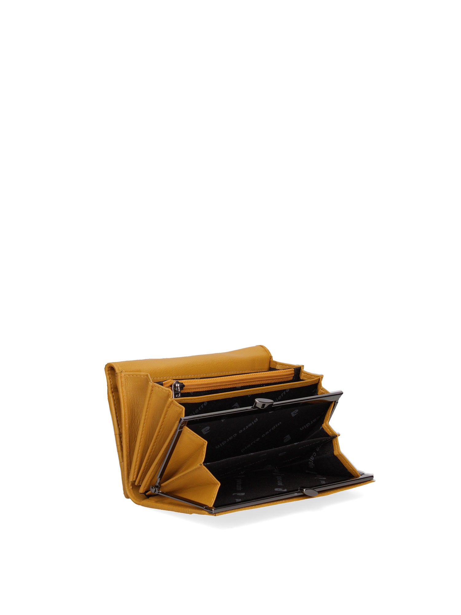 Portafoglio donna in vera pelle Casual 455-130-GIALLO Pierre Cardin