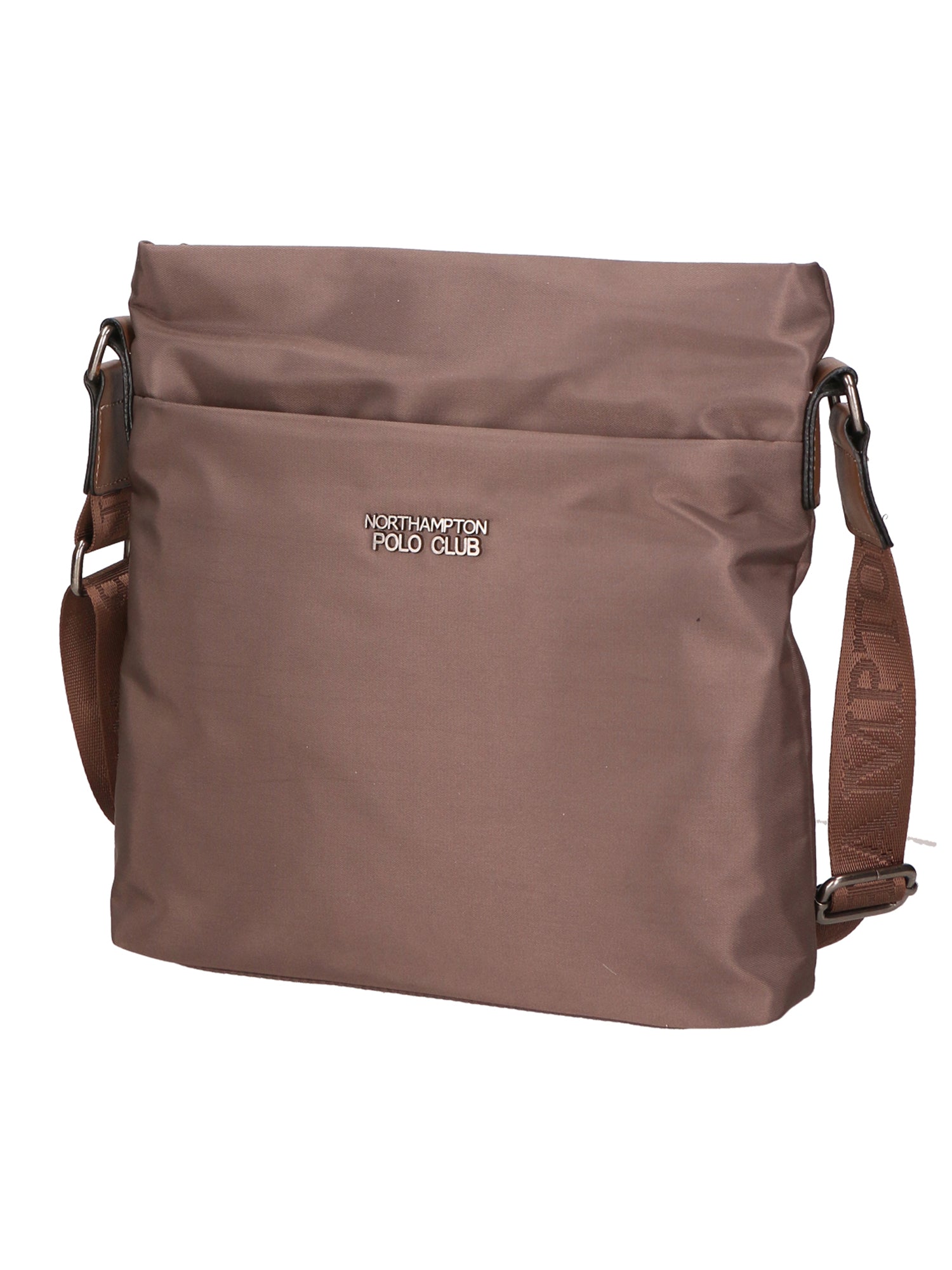 Borsa a tracolla uomo 100% pelle PU PCL3159-BROWN Northampton Polo Club