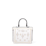 Florianne Borsa a tracolla da donna Vera pelle 1885-BIANCO Gave Lux