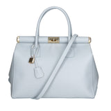Aleria Borsa a mano da donna Vera pelle 8005-D92 CELESTE Gave Lux