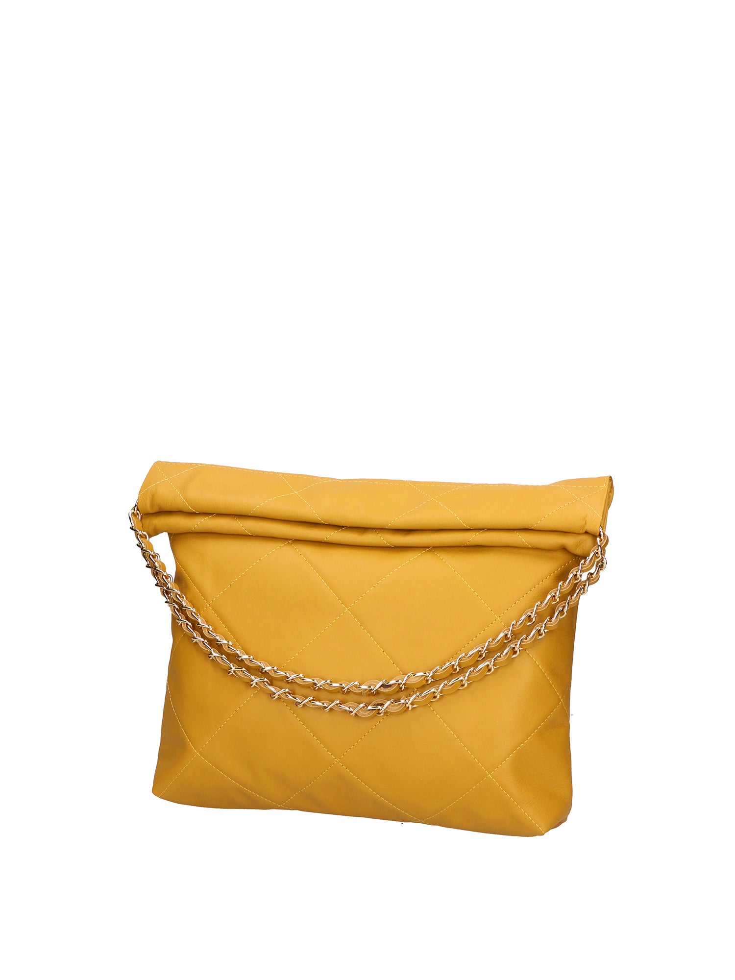Violante Borsa a spalla donna Vera pelle 06897-S36 SENAPE Gave Lux