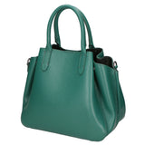 Vincenza Borsa a mano da donna Vera pelle 06898-D91 PAVONE Gave Lux