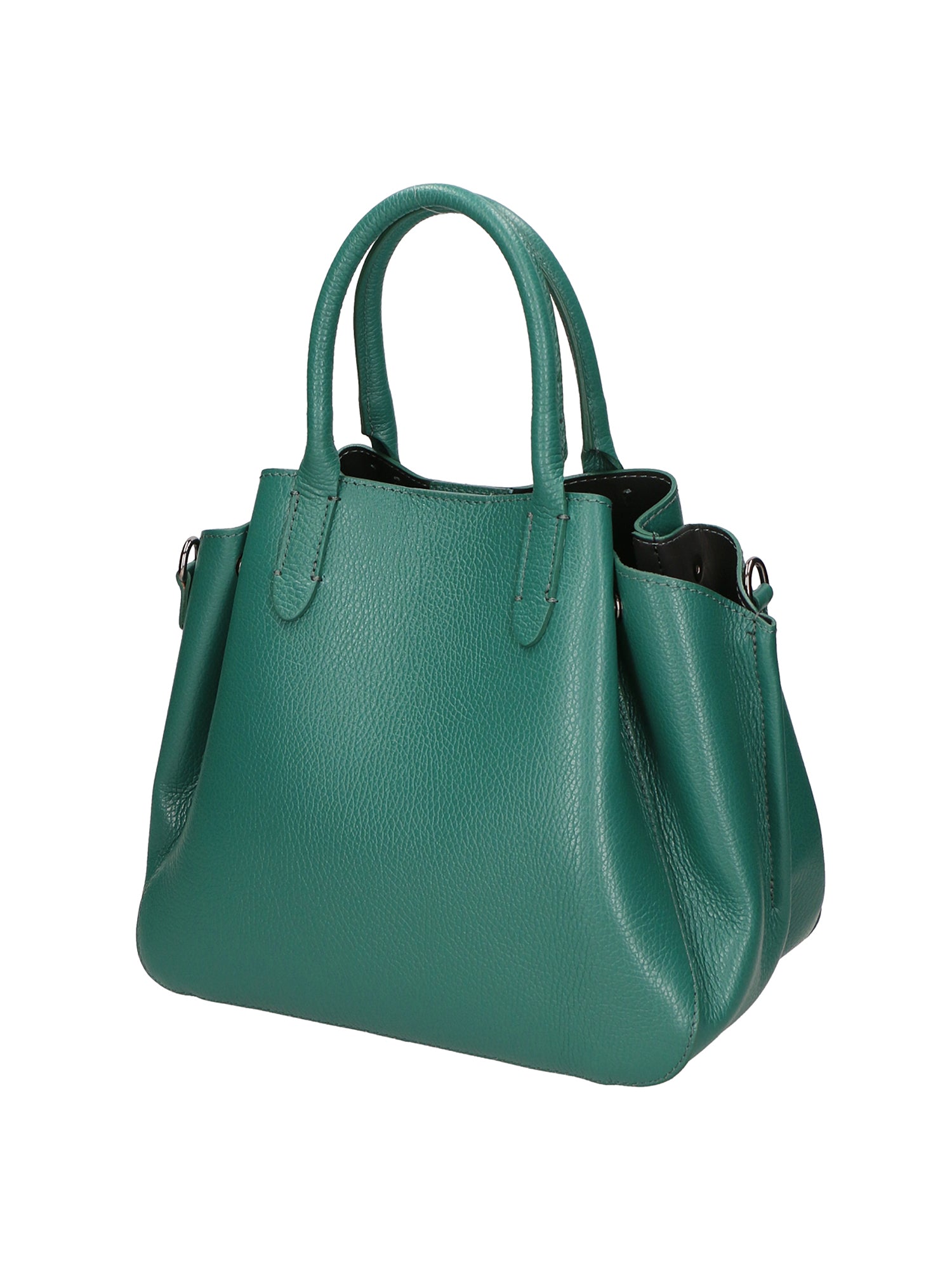 Vincenza Borsa a mano da donna Vera pelle 06898-D91 PAVONE Gave Lux