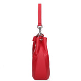 Borsa a spalla da donna Vera pelle 07316-D58 ROSSO FUOCO Roberta Rossi