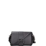 Borsa a tracolla da donna Vera pelle 07143-D28 NERO Roberta Rossi