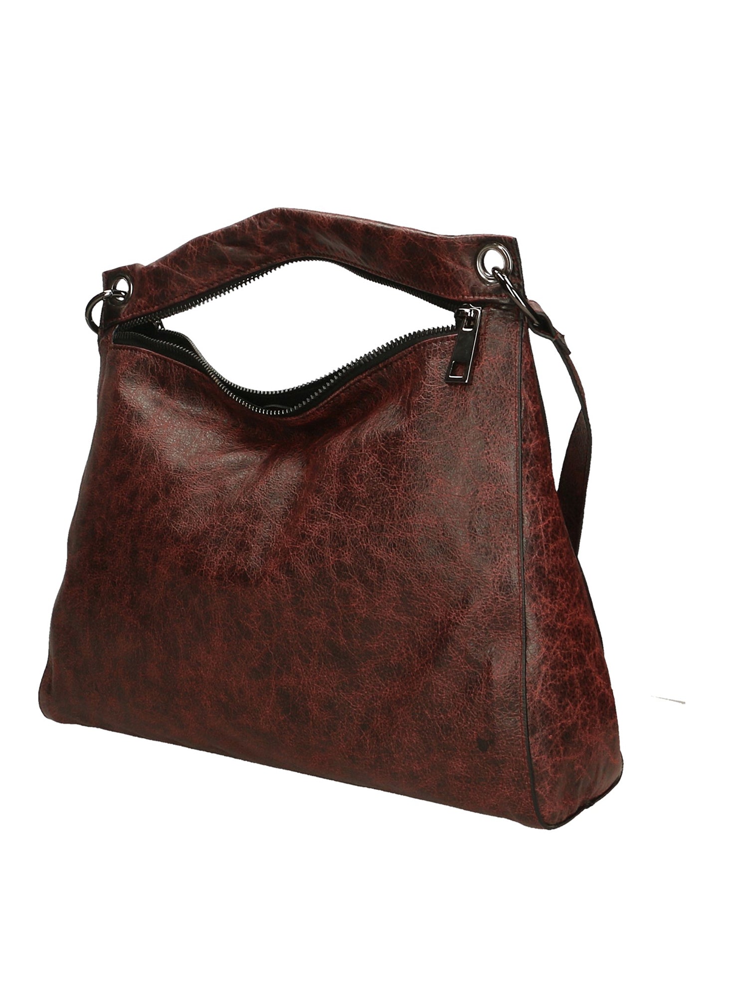 Ondina Borsa a spalla da donna Vera pelle 6569-BORDO BORDEUX Gave Lux