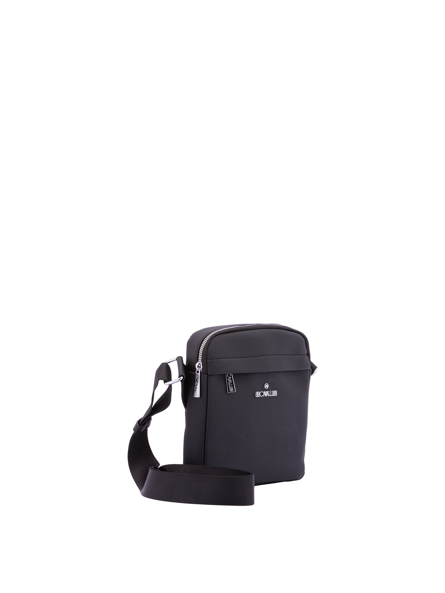 Borsa a tracolla da uomo 100% poliestere BC1096-NERO B Cavalli