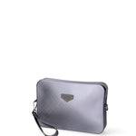 Borsa a tracolla da donna 100% Pvc FLAT-FLOWE-GUN METAL - CDF Marc Ellis