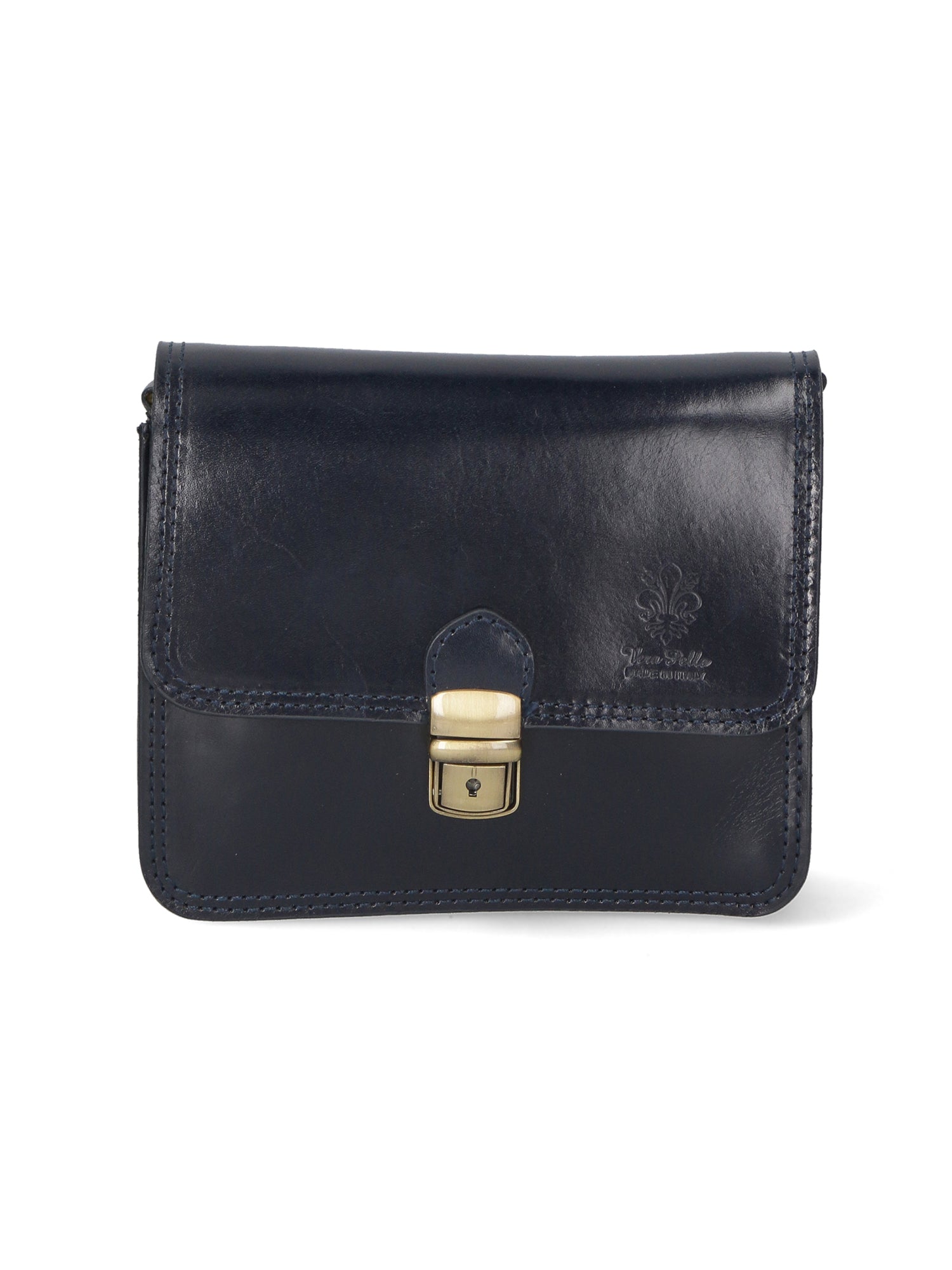 Bibiana Borsa a tracolla da donna Vera pelle 10018 1107-BLU Gave Lux